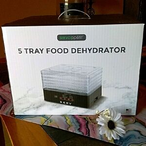 Servappetit 5 Tray Food Dehydrator Brand NEW IN Box